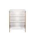 Karina Wood Base Shoe Cabinet Cream Wood