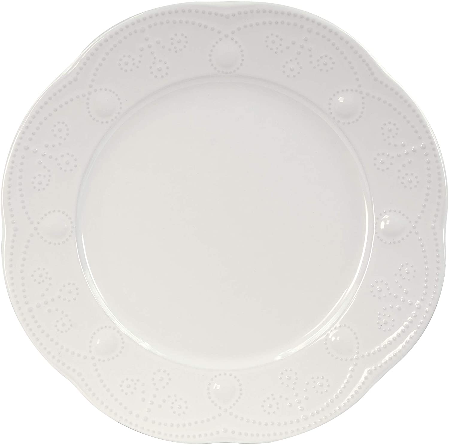 Fulya 12 Pieces Dinnerware Set White Porcelain