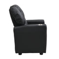 Kids Recliner Chair Black Pvc Black Pvc