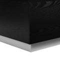 Modern Extendable Sliding Top Coffee Table With Storage In White&Black White Black Mdf