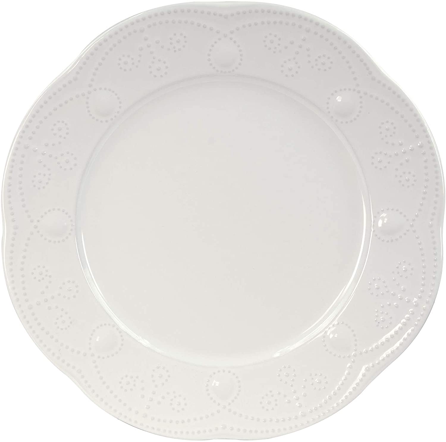 Fulya 12 Pieces Dinnerware Set White Porcelain