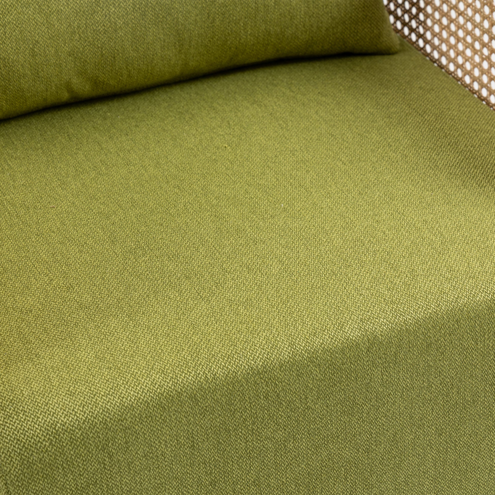 Coolmore 360 Degree Swivel Barrel Club Chair With One Pillow,Modern Comfortable Upholstered Accent Chair,Linen Accent Chair For Living Room,Bedroom Green Linen Green Primary Living Space Modern Foam Linen