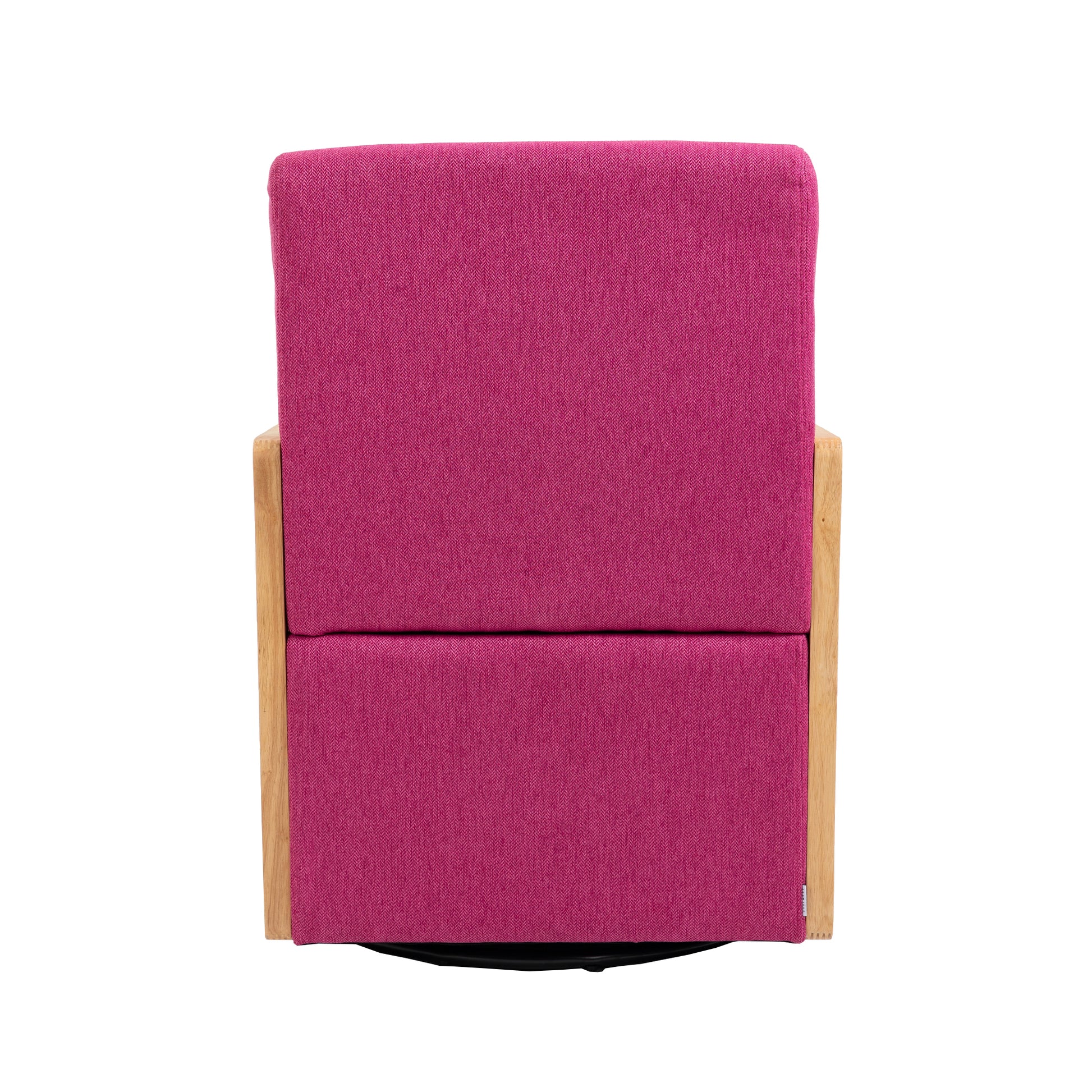 Coolmore 360 Degree Swivel Barrel Club Chair With One Pillow,Modern Comfortable Upholstered Accent Chair,Linen Accent Chair For Living Room,Bedroom Red Rose Linen Rose Red Primary Living Space Modern Foam Linen