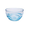 Swirl Acrylic Serving Bowls, Unbreakable Small Plastic Bowls, Soup Bowls, Salad Bowls, Cereal Bowl For Snacks, Bpa Free Blue Acrylic