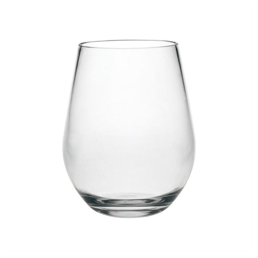 Oval Halo Tritan Glasses Drinking Set Of 4 Hi Ball 20Oz , Plastic Drinking Glasses, Bpa Free Cocktail Glasses, Drinkware Set, Plastic Water Tumblers Clear Glass