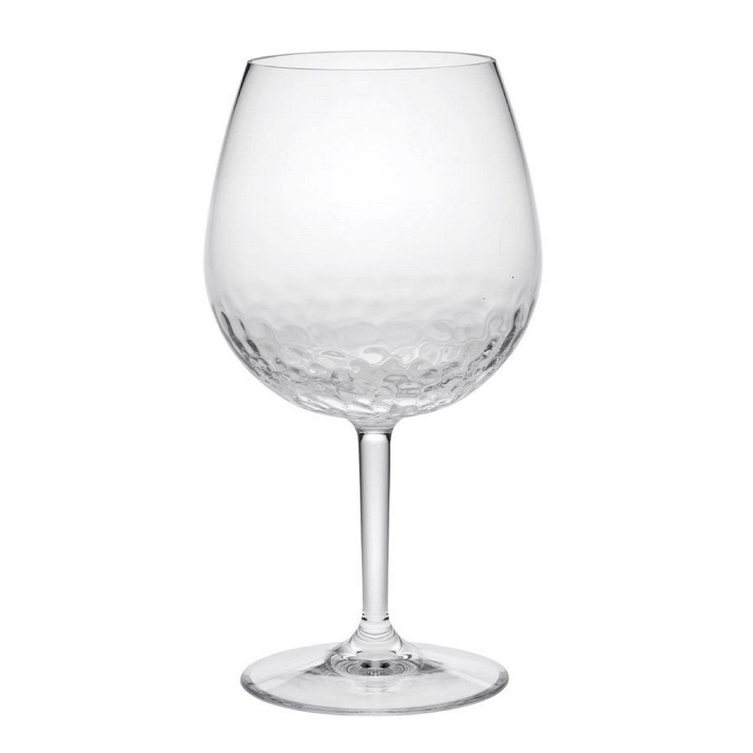 Plastic Wine Glasses Set of 4 22oz , BPA Free Tritan clear-glass