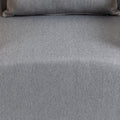 Coolmore 360 Degree Swivel Barrel Club Chair With One Pillow,Modern Comfortable Upholstered Accent Chair,Linen Accent Chair For Living Room,Bedroom Grey Linen Grey Primary Living Space Modern Foam Linen