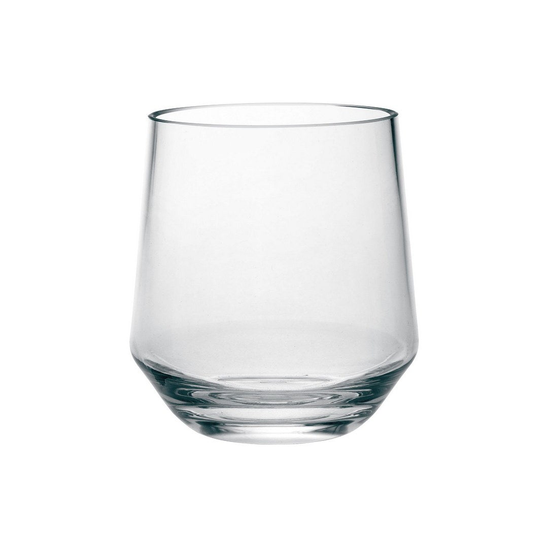 Plastic Wine Glasses Set of 4 12oz , BPA Free Tritan clear-glass