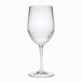 Plastic Wine Glasses Set Of 4 12Oz , Bpa Free Tritan Hammer Wine Glass Set, Unbreakable Red Wine Glasses, White Wine Glasses Clear Glass