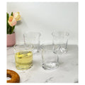 Oval Halo Acrylic Glasses Drinking Set Of 4 Dof 12Oz , Plastic Drinking Glasses, Bpa Free Cocktail Glasses, Drinkware Set, Plastic Water Tumblers Clear Acrylic