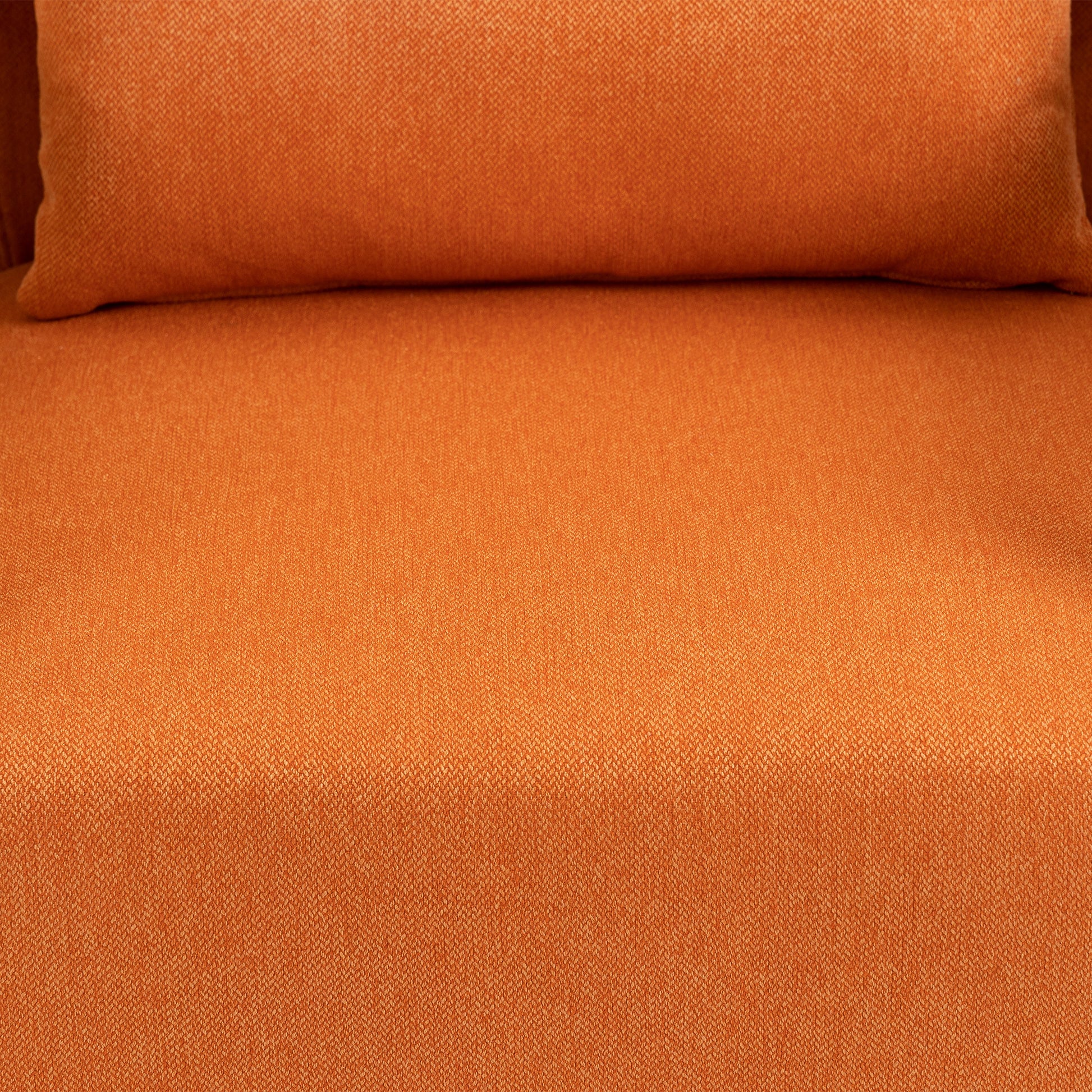 Coolmore 360 Degree Swivel Barrel Club Chair With One Pillow,Modern Comfortable Upholstered Accent Chair,Linen Accent Chair For Living Room,Bedroom Orange Linen Orange Primary Living Space Modern Foam Linen