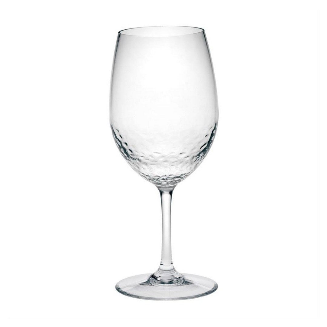 Plastic Wine Glasses Set of 4 20oz , BPA Free Tritan clear-glass