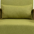 Coolmore 360 Degree Swivel Barrel Club Chair With One Pillow,Modern Comfortable Upholstered Accent Chair,Linen Accent Chair For Living Room,Bedroom Green Linen Green Primary Living Space Modern Foam Linen