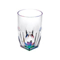 Rainbow Diamond Acrylic Glasses Drinking Set Of 4 Hi Ball 17Oz , Plastic Drinking Glasses, Bpa Free Cocktail Glasses, Drinkware Set, Drinking Water Glasses Clear Acrylic