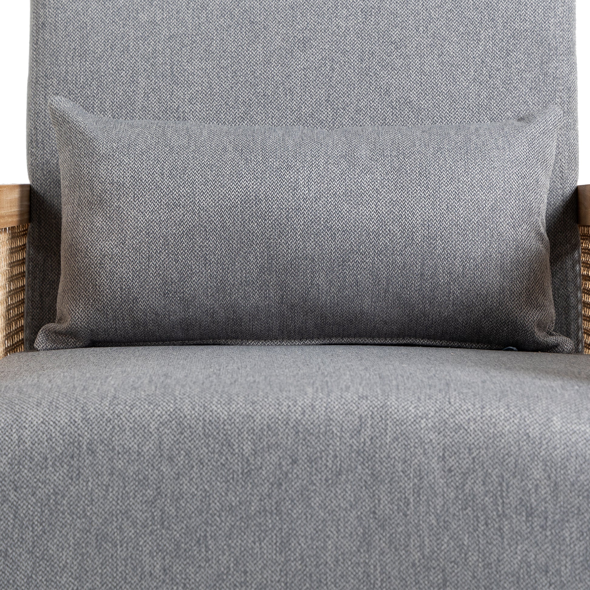 Coolmore 360 Degree Swivel Barrel Club Chair With One Pillow,Modern Comfortable Upholstered Accent Chair,Linen Accent Chair For Living Room,Bedroom Grey Linen Grey Primary Living Space Modern Foam Linen