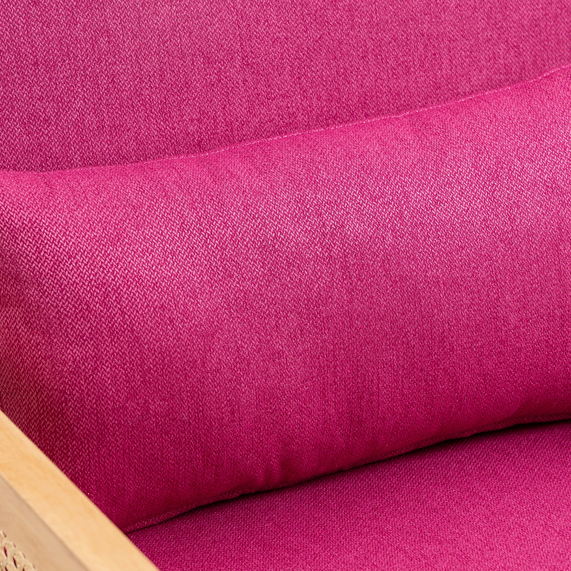 Coolmore 360 Degree Swivel Barrel Club Chair With One Pillow,Modern Comfortable Upholstered Accent Chair,Linen Accent Chair For Living Room,Bedroom Red Rose Linen Rose Red Primary Living Space Modern Foam Linen