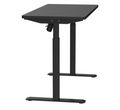 Whole Piece Electric Standing Desk, 48 X 24 Inches Height Adjustable Desk, Sit Stand Desk Home Office Desks Black Black Particle Board