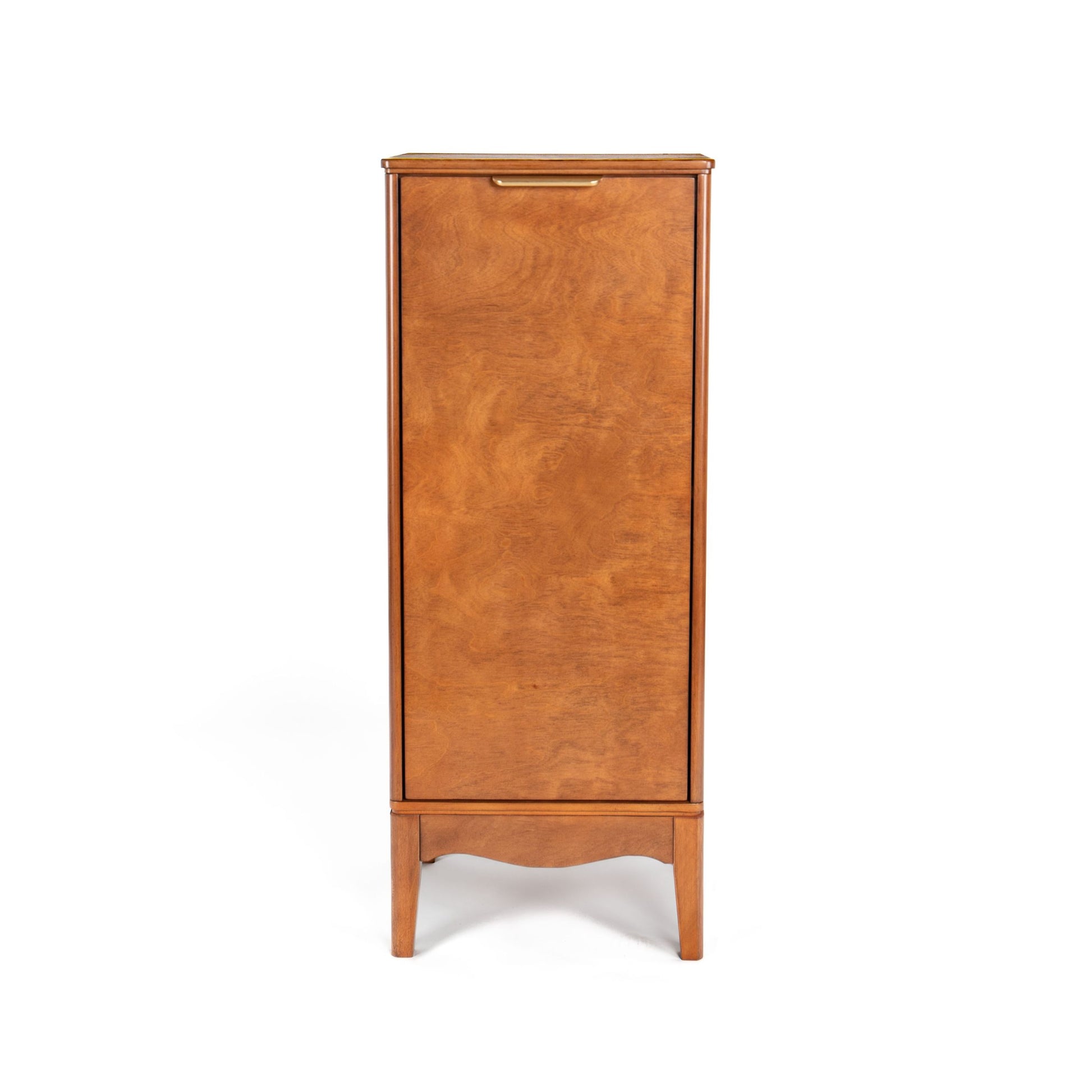 Modern Bathroom Floor Cabinet &Linen Cabinet With Adjustable Shelves,Antique Brass 14.5" 12.6" 35.7" Antique Brown Mdf