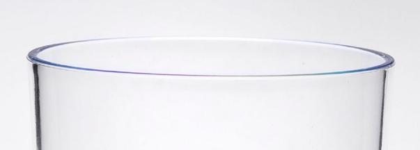 Oval Halo Acrylic Glasses Drinking Set of 4 DOF 12oz clear-acrylic