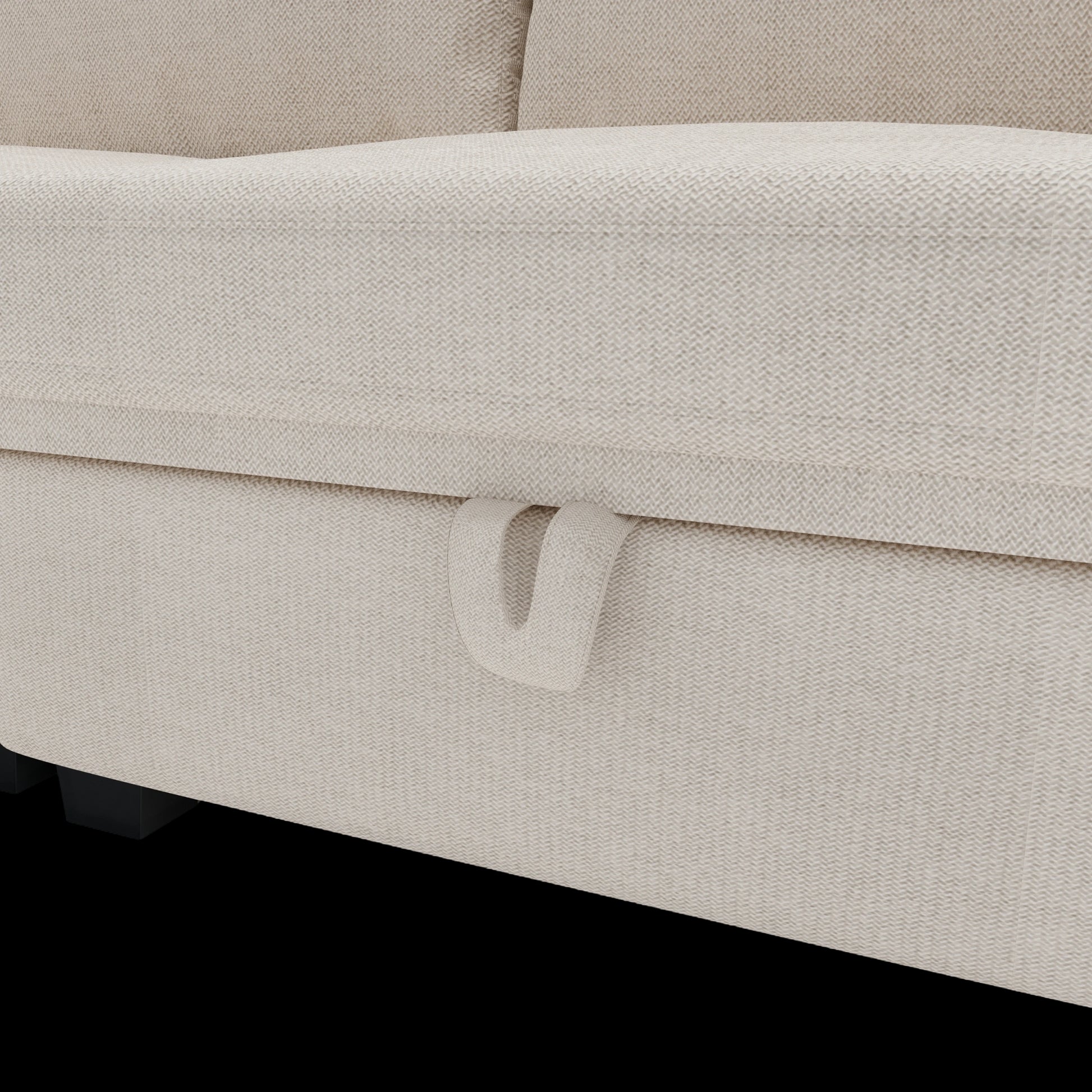 United We Win Modular Sectional Sofa U Shaped Modular Couch With Reversible Chaise Modular Sofa Sectional Couch With Storage Seats Beige Linen