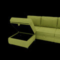United We Win Modular Sectional Sofa U Shaped Modular Couch With Reversible Chaise Modular Sofa Sectional Couch With Storage Seats Olive Linen