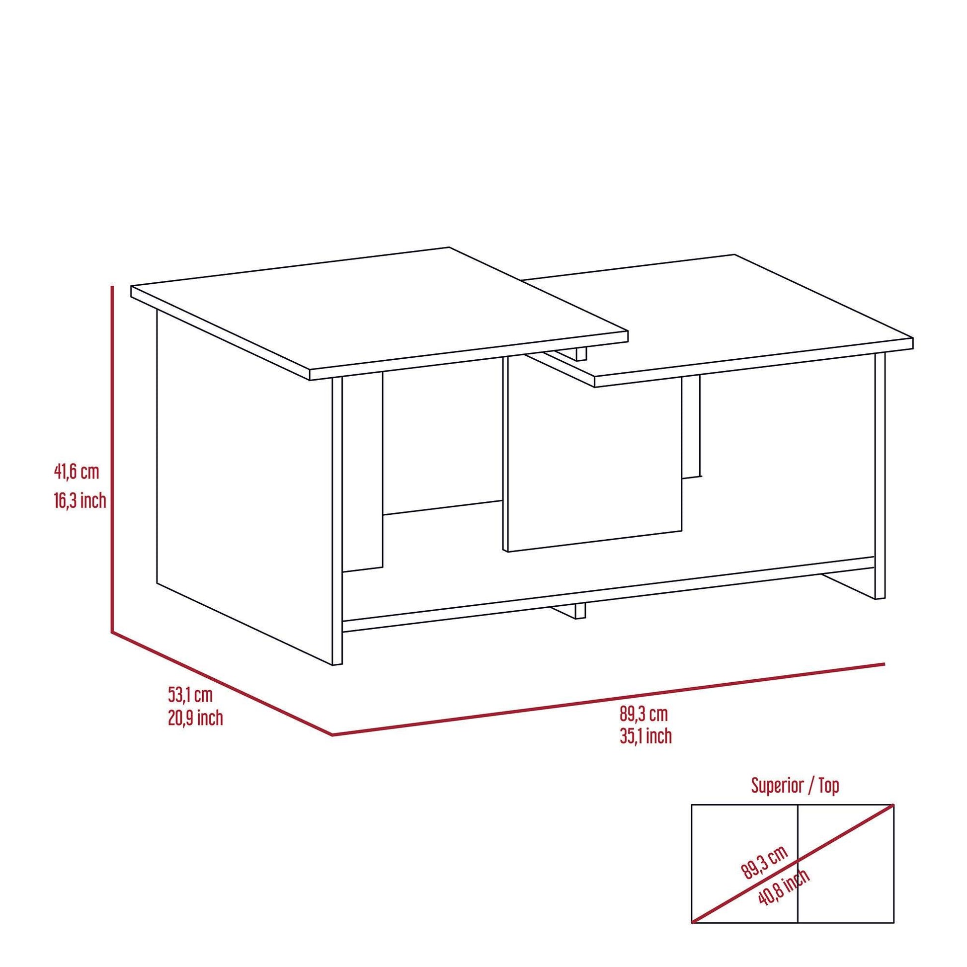 Danville 2 Piece Living Room Set, Dallas Tv Stand Leanna 3 Coffee Table, Black Espresso, Black Espresso Black 70 79 Inches Particle Board Particle Board