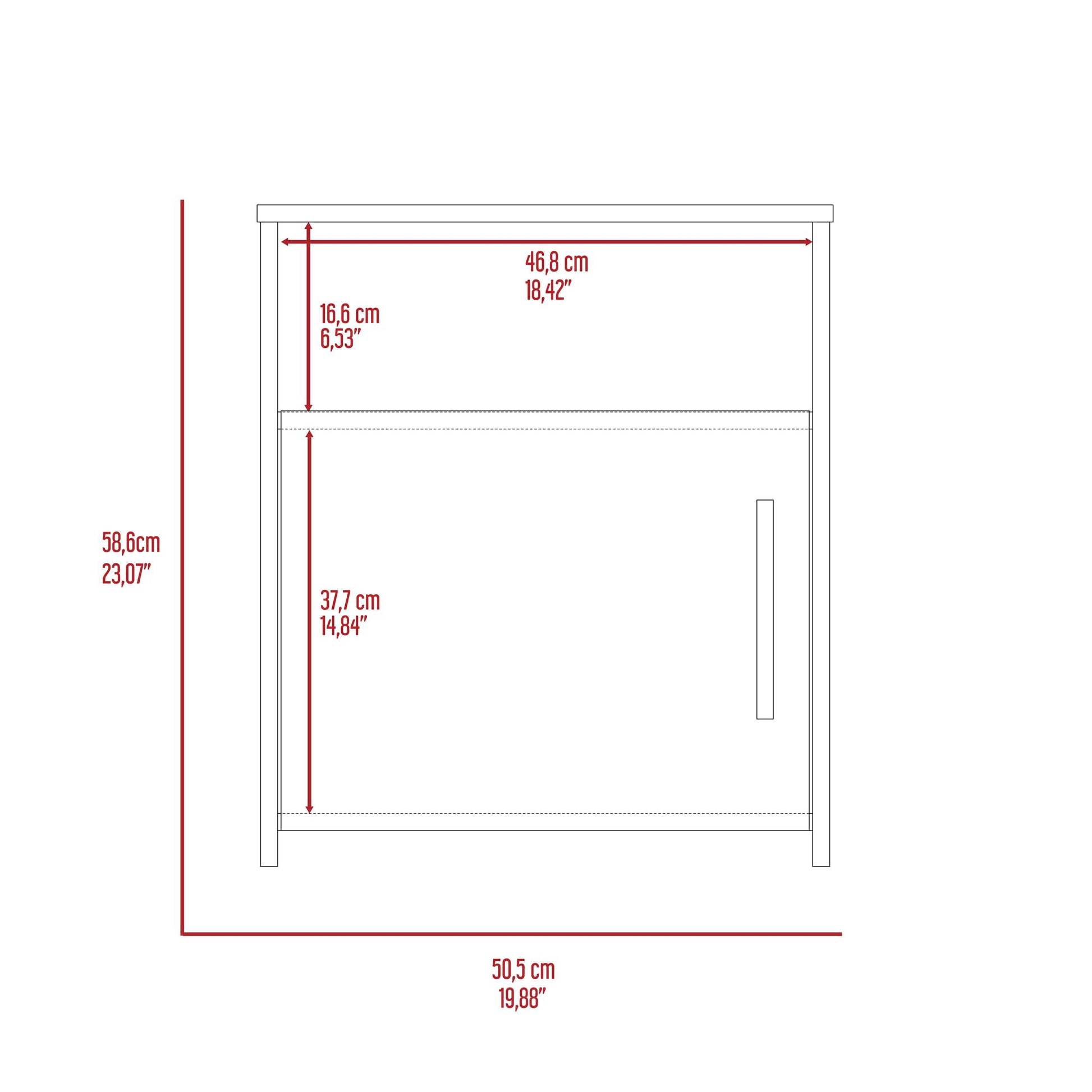 3 Piece Bedroom Set, Cartagena Armoire 2 Omaha Nightstands, Black Full Black 3 Piece Set Particle Board Particle Board