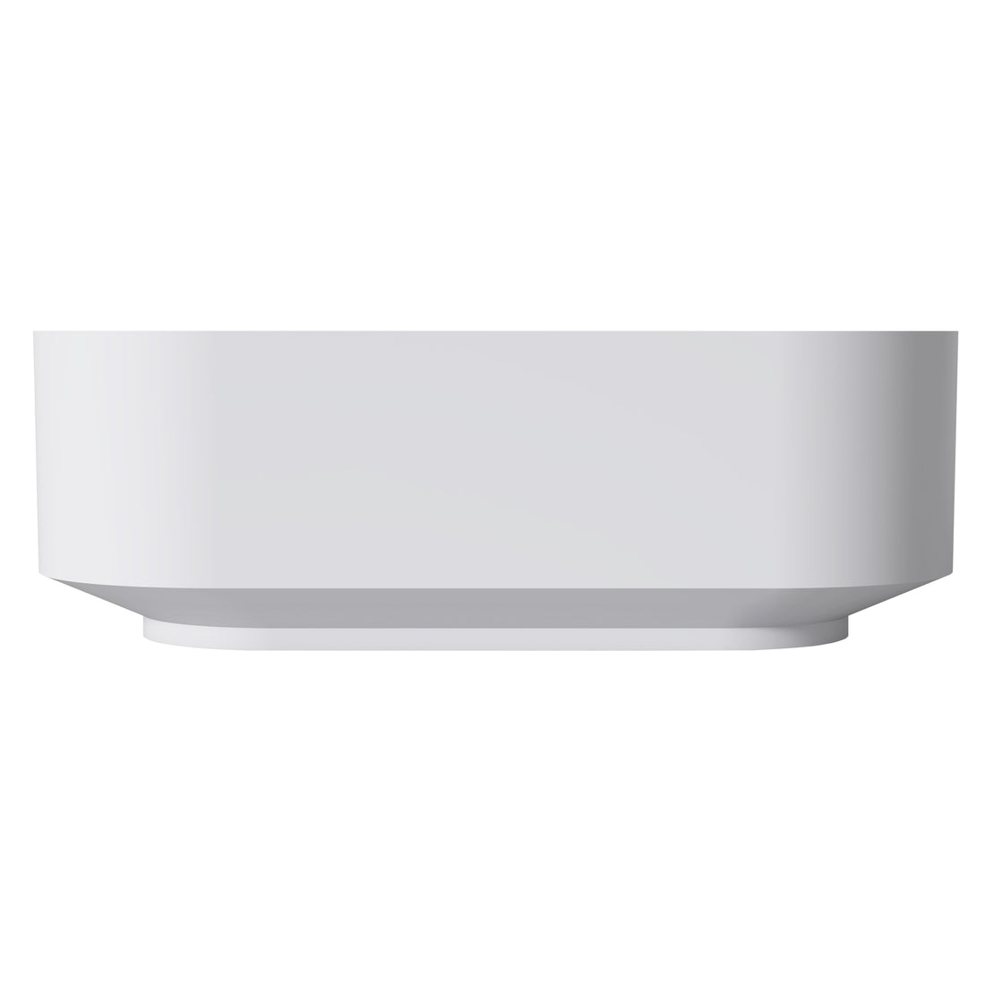 Solid surface bathtub matt white white-solid surface