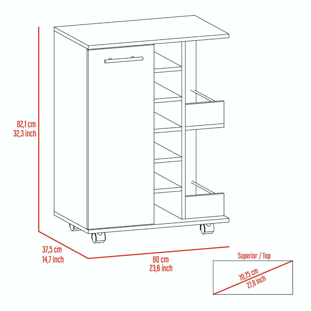 Seattle 2 Piece Living Room Set, Magda Bar Cart Dallas Tv Standblack Black 40 49 Inches Particle Board Particle Board