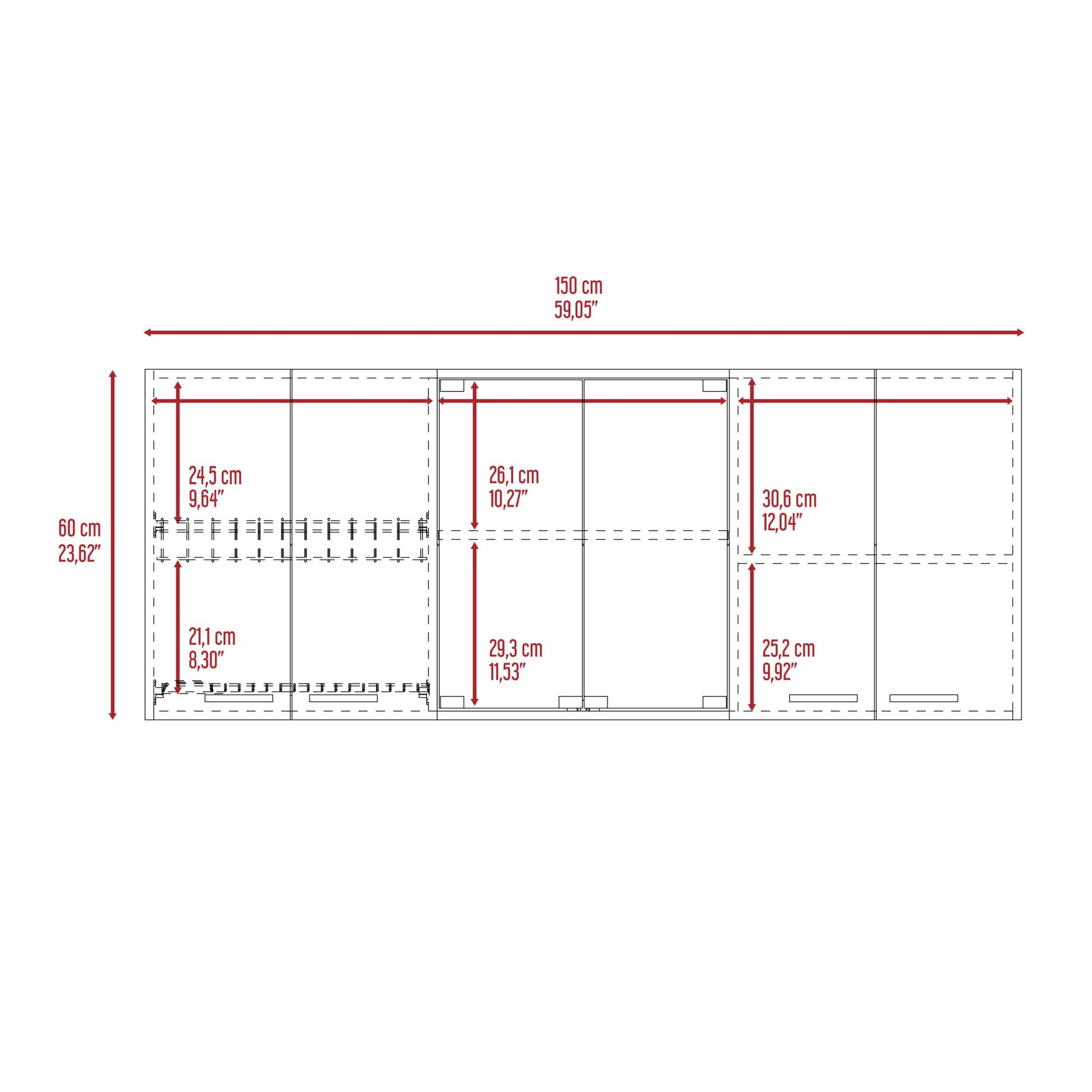 2 Piece Kitchen Set, Kitchen Island Cart 150 Wall Cabinet Glass, White Light Oak White Particle Board Particle Board