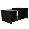 Danville 2 Piece Living Room Set, Dallas Tv Stand Leanna 3 Coffee Table, Black Espresso, Black Espresso Black 70 79 Inches Particle Board Particle Board