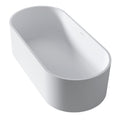 Solid surface bathtub matt white white-solid surface