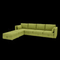 United We Win Modular Sectional Sofa U Shaped Modular Couch With Reversible Chaise Modular Sofa Sectional Couch With Storage Seats Olive Linen