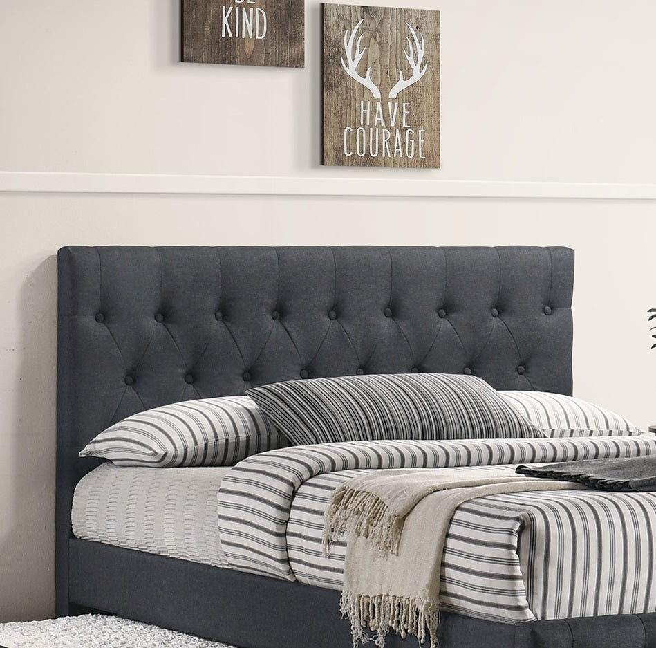 Contemporary Full Size Bed w Trundle Slats Charcoal charcoal
