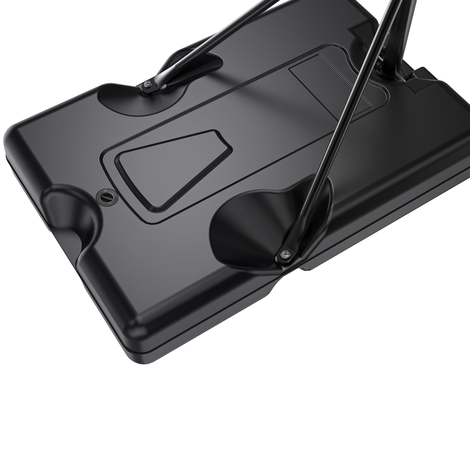 Basketball Hoop System Stand With 30In Backboard, Height Adjustable 60Inch 78Inch For Indoor Outdoor, Fillable Base With Wheels For Kids, Youth Black Steel