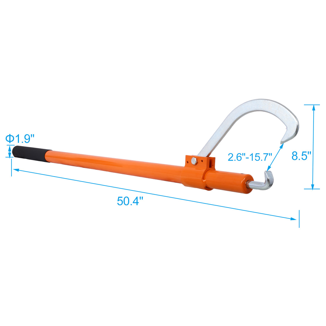 Aluminum Handle Cant Hook Heat Treated For Strength 48In Orange Aluminium