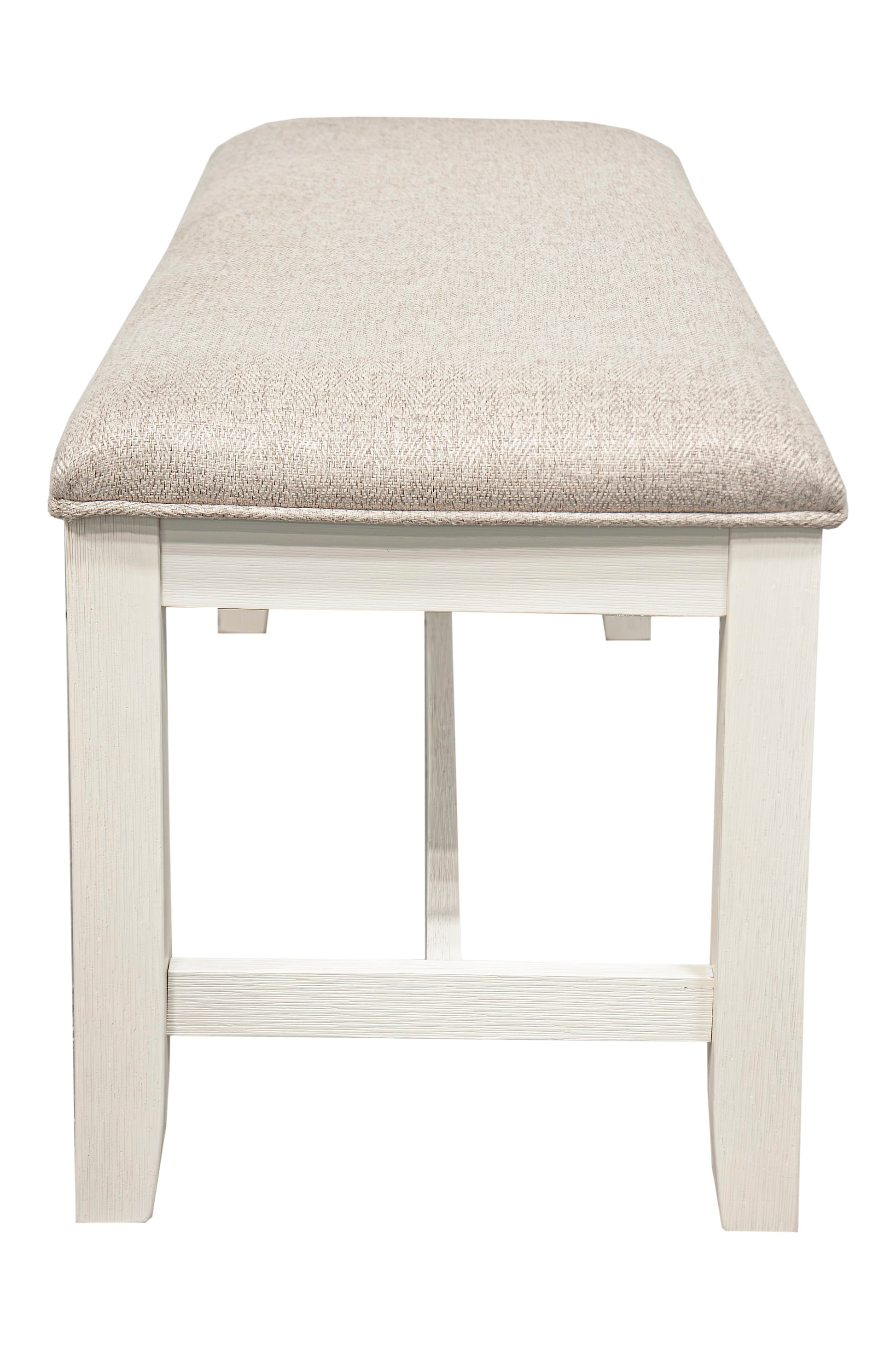 Luxury Look Dining Room Furniture 6Pc Dining Set Dining Table W Drawers 4X Side Chairs 1X Bench White Rubberwood Walnut Acacia Veneer Ladder Back Chair White Wood Dining Room Bench Seating Rubberwood Rectangular Dining Table With Chair And Bench Wood