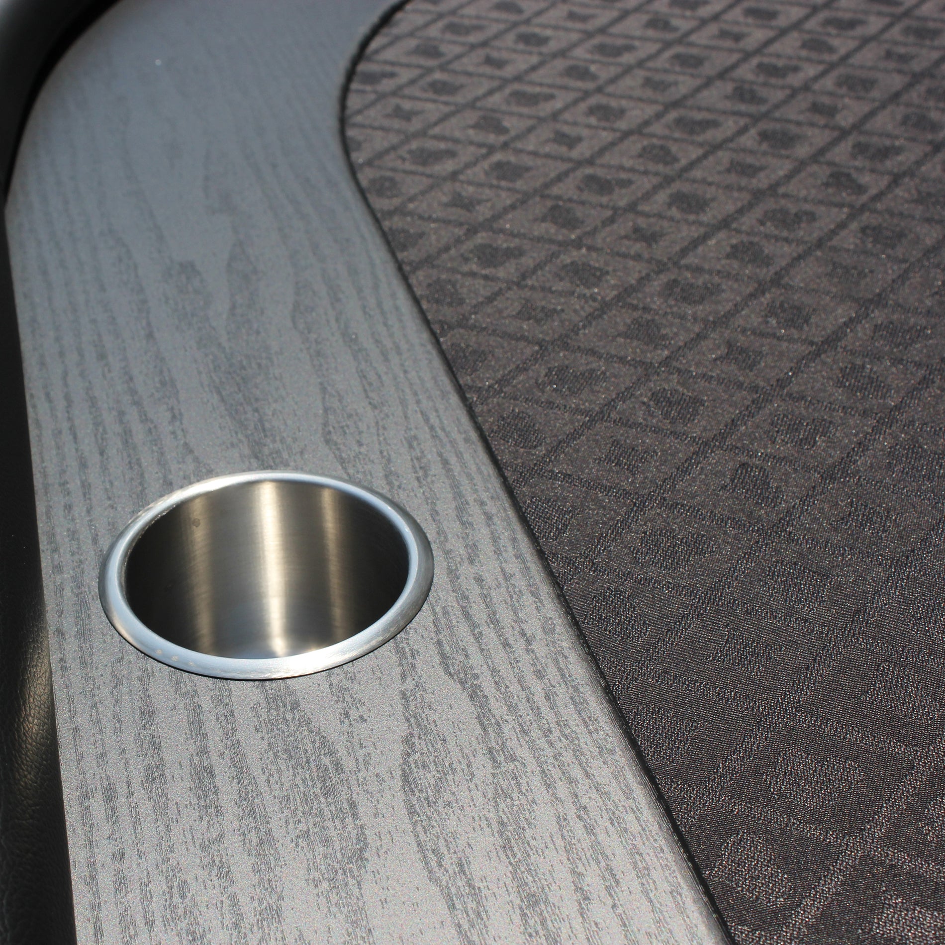 Elite 96Inch Oval Speed Cloth Black Felt black and silver-stainless steel