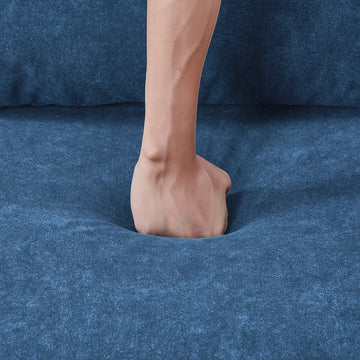 55.1" Pull Out Sleep Sofa Bed Loveseats Sofa Couch With Adjsutable Backrest, Storage Pockets, 2 Soft Pillows, Usb Ports For Living Room, Bedroom, Apartment, Office, Blue Old Sku: Wf315689Aac Blue Foam Microfiber 2 Seat