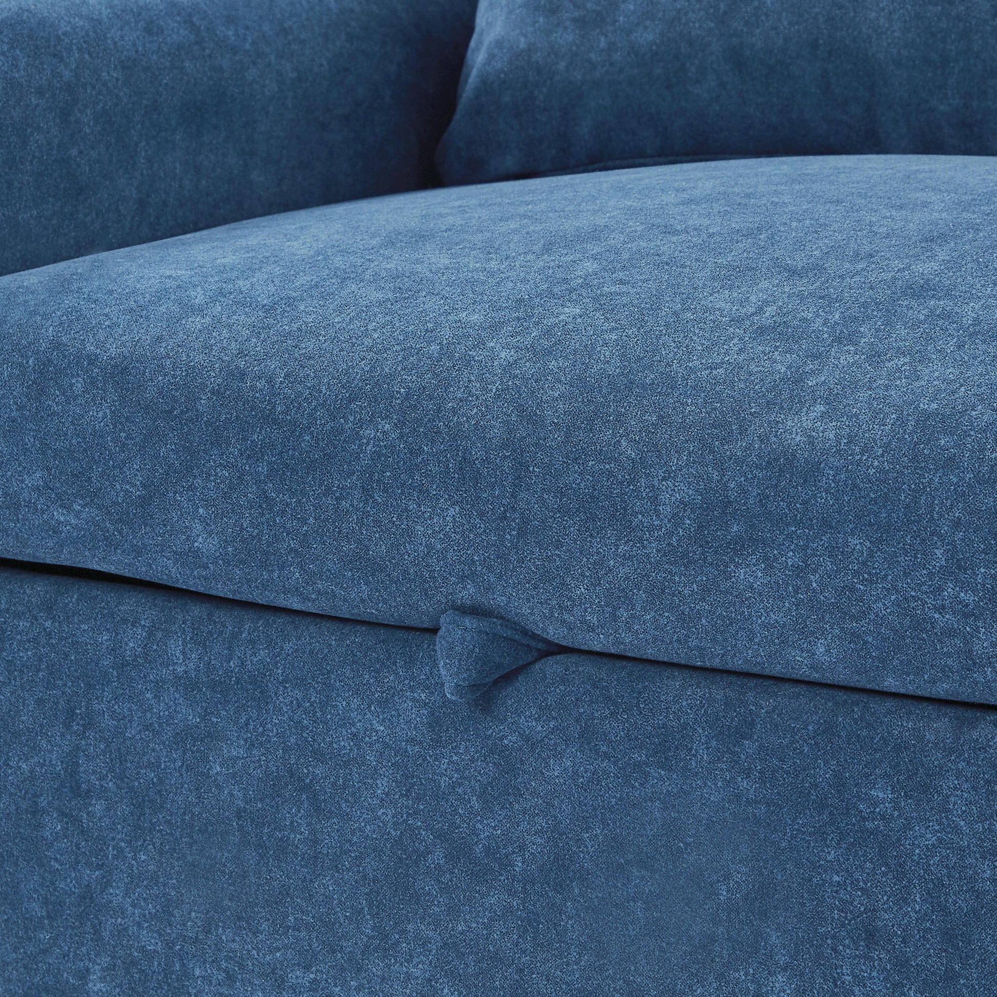 55.1" Pull Out Sleep Sofa Bed Loveseats Sofa Couch With Adjsutable Backrest, Storage Pockets, 2 Soft Pillows, Usb Ports For Living Room, Bedroom, Apartment, Office, Blue Old Sku Wf307821Aac Blue Foam Microfiber