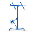 16Ft Lift Drywall Panel Hoist Jack For Ceiling Blue Blue Iron Plastic