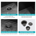 Gunmetal Black Kitchen Sink 30