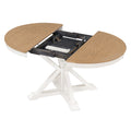 Retro Functional Extendable Dining Table With A 12