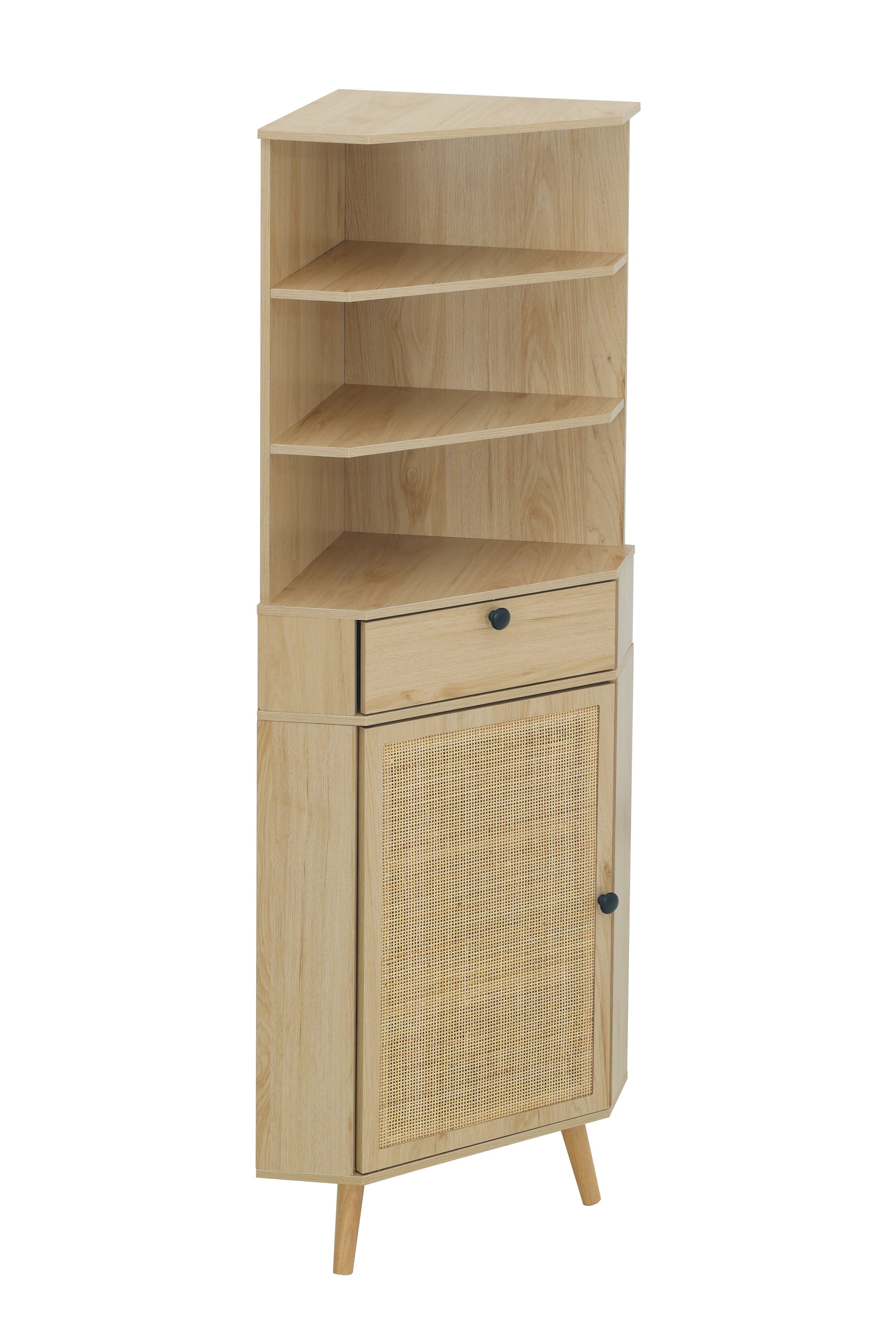 Corner Shelf With Cabinet, Multipurpose Corner