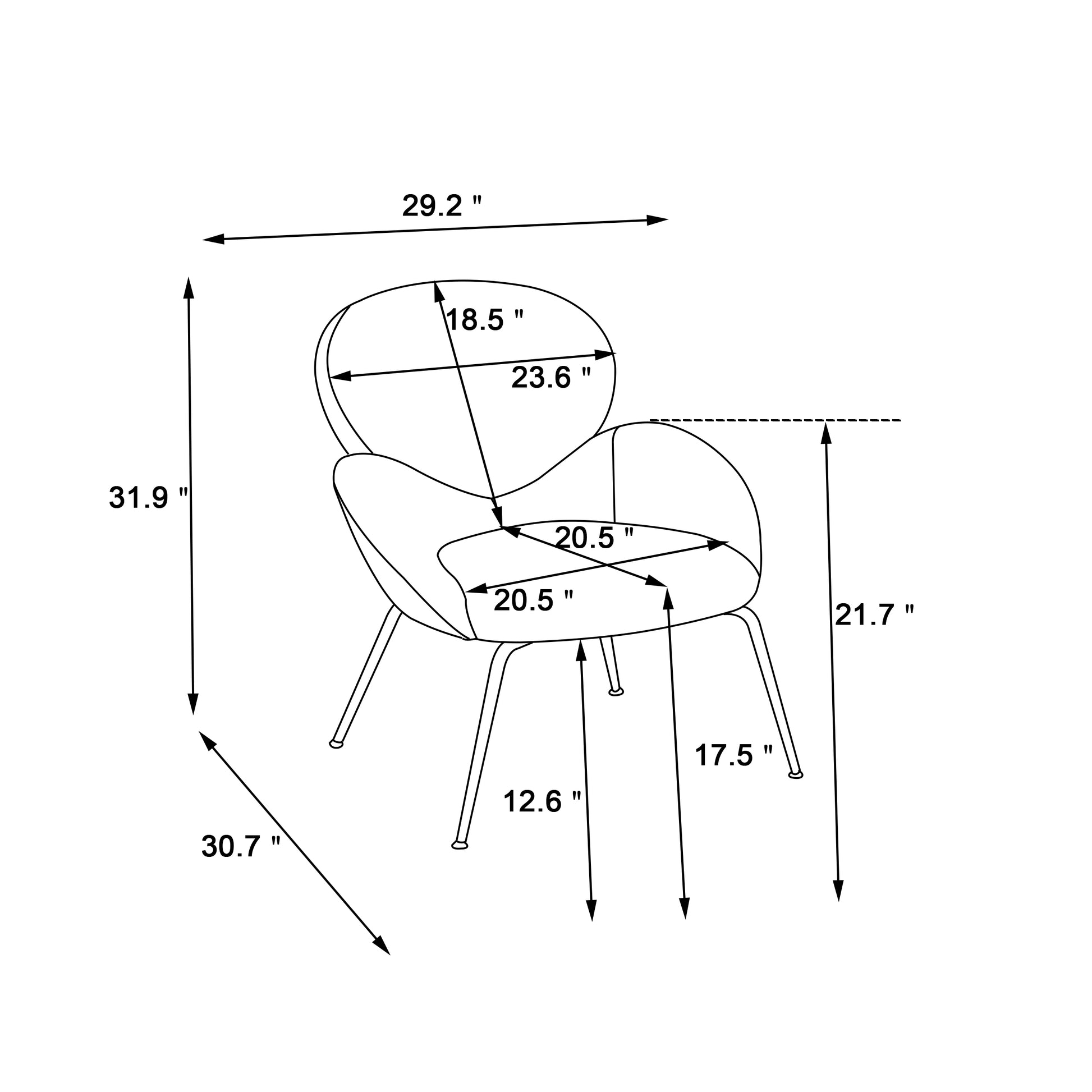 Modern Sherpa Chairs Accent Armchairs For Living Dining Room, Upholstered Chairs With Black Metal Legs, Comfy And Soft Chairs For Bedroom, Cute Vanity Chairs Light Green Primary Living Space American Design Foam Faux Fur