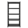 Storage Shelves 5 Tier Heavy Duty Metal Shelving Unit Adjustable Shelving Units And Storage Rack Kitchen Garage Shelf H72 * W35.4 * D15.7 5 Black Standard Vertical Kitchen Open Back Metal Classic Adjustable Shelves Metal Steel