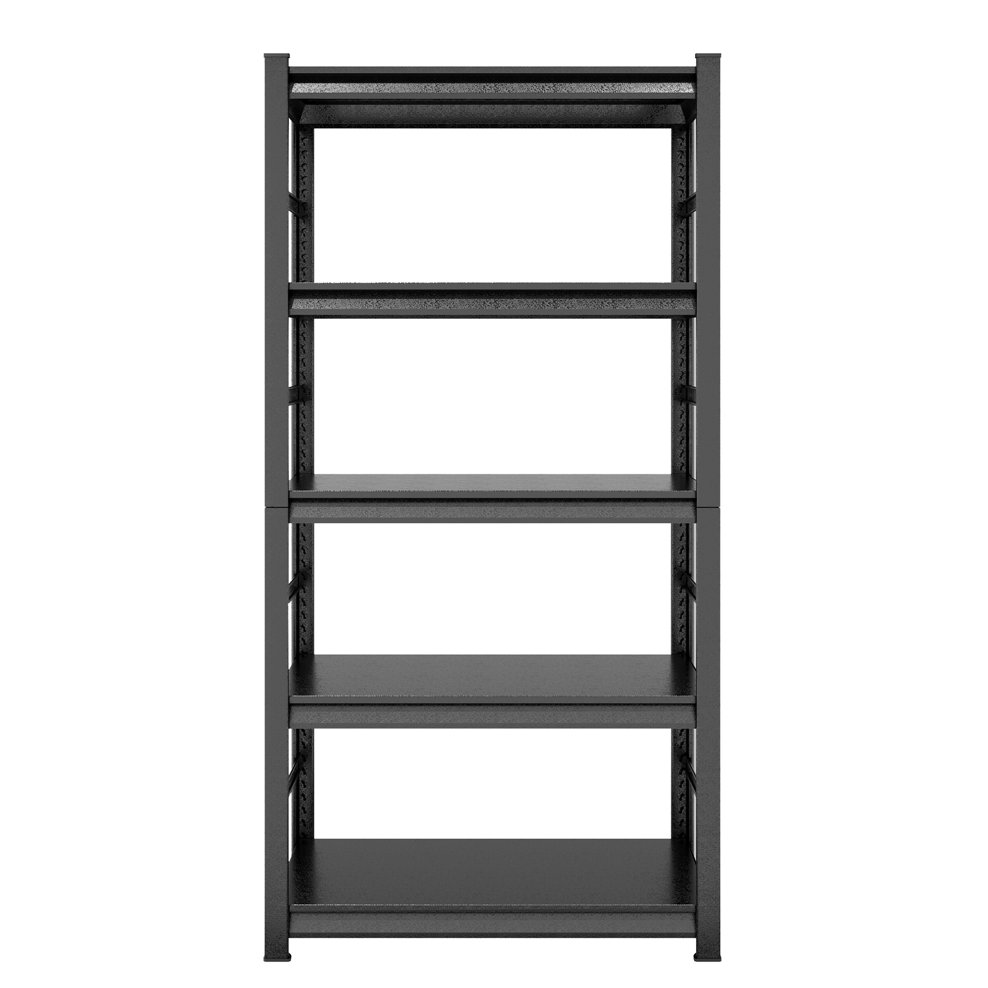 Storage Shelves 5 Tier Heavy Duty Metal Shelving Unit Adjustable Shelving Units And Storage Rack Kitchen Garage Shelf H72 * W35.4 * D15.7 5 Black Standard Vertical Kitchen Open Back Metal Classic Adjustable Shelves Metal Steel