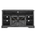 60 Inch Electric Fireplace Entertainment Center With Door Sensor Dark Rustic Oak Powder Coated Electric Dark Oak Vent Free Yes Insert Wood Stainless Steel Glass Electric