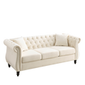 3 Seater 3 Seater Combination Sofa.Beige Velvet W834S00063 Beige Foam Velvet