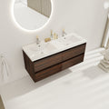 48 Inch Bathroom Vanity With Dual Sink, Resin